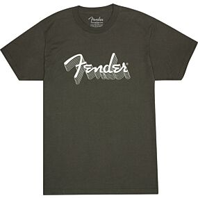 Fender Reflective Ink T-Shirt Charcoal M