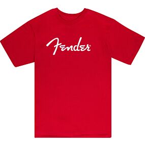 Fender Fender Spaghetti Logo T-Shirt, Dakota Red, L