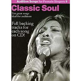 AUDITION SONGS FEMALE 9 CLASSIC SOULBK/CD