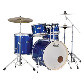 Pearl Export Drum kit 5-pc. 22" Fusion Plus w/hardware in High Voltage Blue