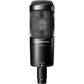 Audio Technica AT2050 Large Diaphragm Multi Pattern Condenser Microphone in Black