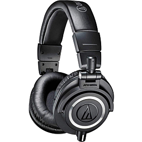  Audio Technica ATH-M50X Premium  Professional Studio Monitor Headphones in Black