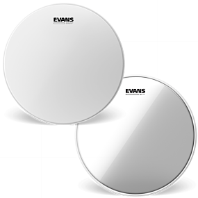 Evans 14" Power Center Reverse Dot Coated Drumhead & H30 Combo Pack