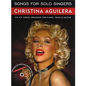 SONGS FOR SOLO SINGERS CHRISTINA AGUILERA BK/CD