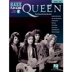 QUEEN BASS PLAYALONG V39 BK/OLA