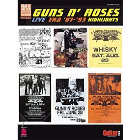 Guns N Roses Live Era 87-93 Highlights Guitar Tab