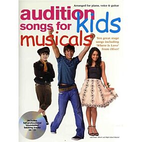AUDITION SONGS FOR KIDS MUSICALS BK/CD