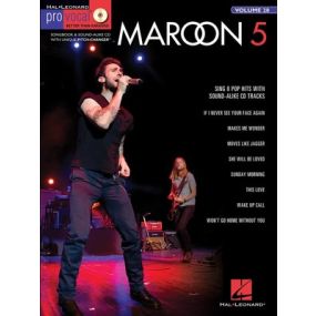 MAROON 5 PRO VOCAL BK/CD V28 MENS EDITION