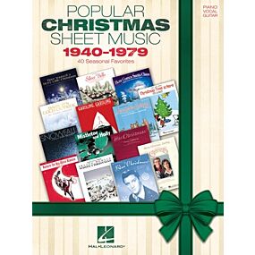 POPULAR CHRISTMAS SHEET MUSIC 1940-1979 PVG