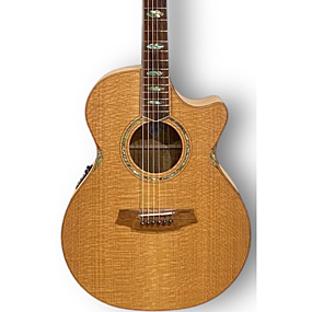 Cole Clark Grand Auditorium Electric-Acoustic Guitar in Natural Satin