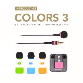 RØDE COLORS3 - Identification Set for the Lavalier II, Wireless GO and Wireless GO II