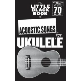 LITTLE BLACK BOOK OF ACOUSTIC SONGS FOR UKULELE