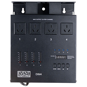 Event Lighting DMX Dimmer / Switch 4 Channel- 8 Amp Total- 3A Max Per Channel