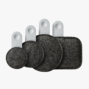 Tandem Drops Set of 4 - Fog Grey