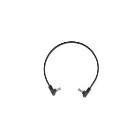 RockBoard 30cm Angled to Angled Power Supply Cable in Black