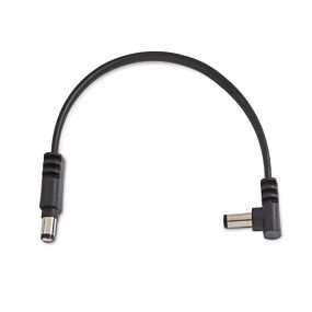 RockBoard 15cm Angled to Straight Power Supply Cable in Black