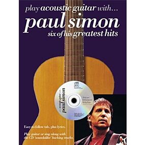PLAY ACOUSTIC GUITAR WITH PAUL SIMON BK/CD