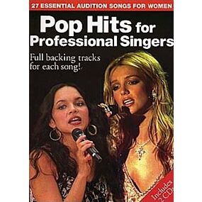 POP HITS FOR PROFESSIONAL SINGERS WOMENS BK/2CD