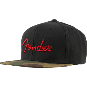 Fender Camo Flatbill One Size Fits Most Hat in Camo