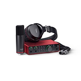 Focusrite Scarlett 2i2 Studio 4th Gen 2 in 2 out Interface, Condenser Mic & Headphones