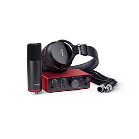 Focusrite Scarlett Solo Studio 4th Gen 2 in 2 out Interface, Condenser Mic And Headphones