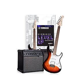Yamaha Gigmaker Level Up Electric Guitar Pack in Old Violin Sunburst