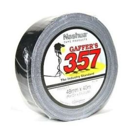 Nashua 357 Black Gaffer Tape – 48mm