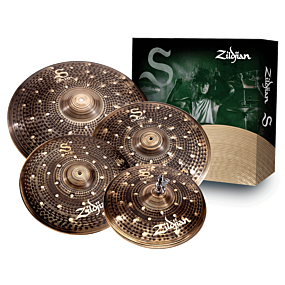 Zildjian S Series Dark Cymbal Pack - 14" Hi-Hats, 16" + 18" Crash, 20" Ride