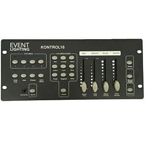 Event Lighting Lite Kontrol 16 4x RGBW Fixture DMX Controller