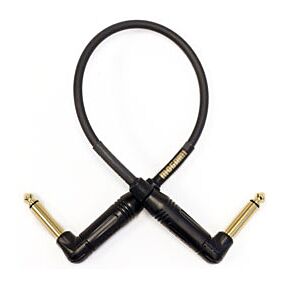 Mogami 2 ft Gold Pedal Accessory Right Angle to Right Angle Patch Cable