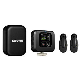 Shure MoveMic Two Receiver Kit - Two-Channel Wireless Lavalier Microphone System With Receiver