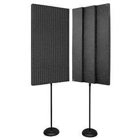 Auralex 3" ProMAX 2'x4' Panels in Charcoal 2 Stands