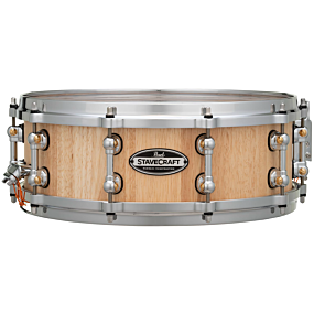 Pearl StaveCraft 14" x 5" Thai Oak 25mm Stave Makha DadoLoc Snare Drum