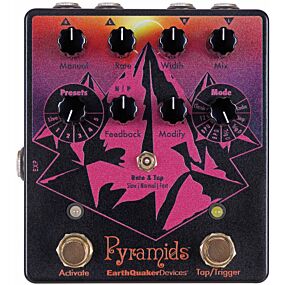 EarthQuaker Devices Pyramids Stereo Flanger - Limited Edition Solar Eclipse Finish
