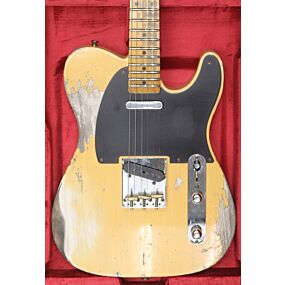 Fender Custom Shop Limited Edition '53 Telecaster Super Heavy Relic, 1-Piece 2A Flame Maple Neck in Aged Nocaster Blonde