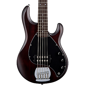 Sterling by Music Man StingRay Ray5 5 String Bass Guitar in Walnut Satin