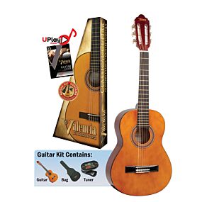 Valencia V102K 1/2 Size Classical Guitar Package
