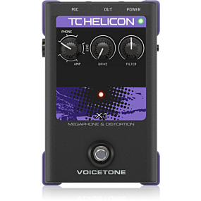 TC HELICON VOICETONE X1 - Megaphone and Distortion Vocal Effects