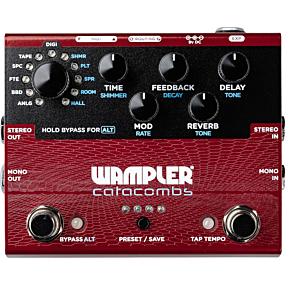 Wampler Catacombs Reverb and Delay Pedal