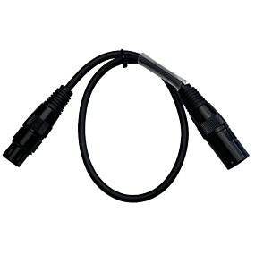 Event Lighting XLR3M5F1 XLR 3 Pin male to 5 Pin Female Adapter