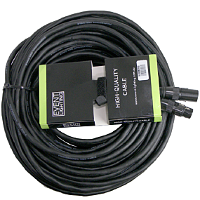 Event Lighting XLR5M5F50 5 Pin 50m DMX Cable Black Ring