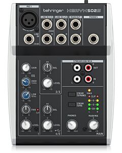 Behringer XENYX 502S 5-Channel Mixer With USB