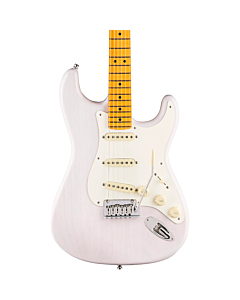 Fender American Ultra Luxe Vintage '50s Stratocaster Electric Guitar, Maple Fingerboard in White Blonde