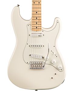 Fender EOB Stratocaster, Maple Fingerboard in Olympic White