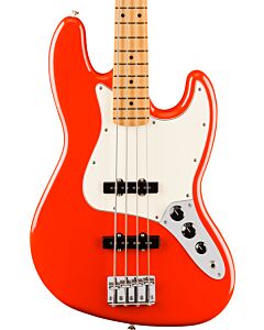 Fender Player II Jazz Bass, Maple Fingerboard in Coral Red