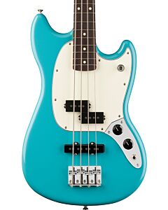 Fender Player II Mustang Bass PJ, Rosewood Fingerboard in Aquatone Blue