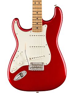 Fender Player Stratocaster Left-Handed, Maple Fingerboard in Candy Apple Red