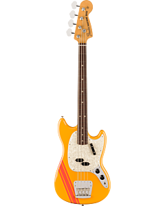 Fender Vintera II '70s Competition Mustang Bass, Rosewood Fingerboard in Competition Orange