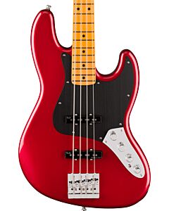 Fender American Ultra II Jazz Bass, Maple Fingerboard in Sinister Red