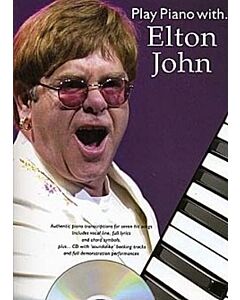 PLAY PIANO WITH ELTON JOHN BK/CD